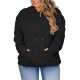 Women's Plus Size Hoodies Casual Long Sleeve Sweatshirts Drawstring Pullover Tops With Pocket Women's Plus Size Hoodies Casual Long Sleeve Sweatshirts Drawstring Pullover Tops With Pocket