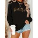 Plus Size Beautiful Print Sweatshirt, Casual Long Sleeve Crew Neck Pullover Sweatshirt, Women's Plus Size Clothing Plus Size Beautiful Print Sweatshirt, Casual Long Sleeve Crew Neck Pullover Sweatshirt, Women's Plus Size Clothing