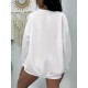 1pc Women'S Plus Size Fashion Sweatshirt, 100% Polyester Crew Neck Pullover with Slight Stretch, Solid Color Knit Fabric for Fall/Winter 1pc Women'S Plus Size Fashion Sweatshirt, 100% Polyester Crew Neck Pullover with Slight Stretch, Solid Color Knit Fabric for Fall/Winter