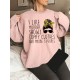 Plus Size Woman & Letter Print Sweatshirt, Casual Long Sleeve Crew Neck Sweatshirt, Women's Plus Size Clothing Plus Size Woman & Letter Print Sweatshirt, Casual Long Sleeve Crew Neck Sweatshirt, Women's Plus Size Clothing